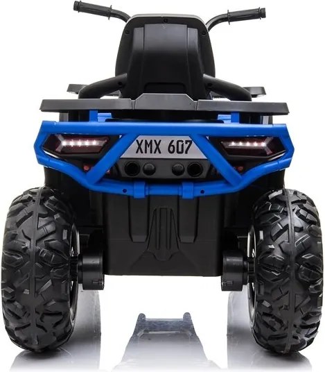 LEAN CARS Elektrická štvorkolka XMX607 LED MP3 modrá