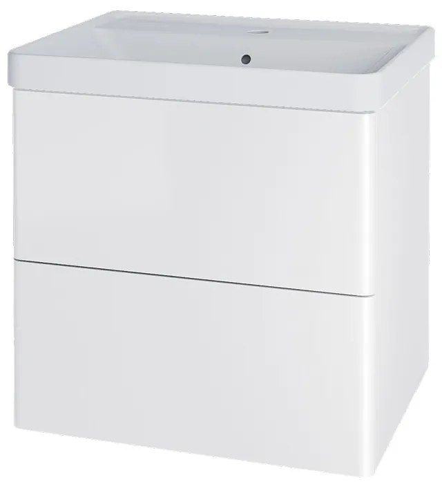 Mereo Mereo, Siena, kúpeľňová skrinka s keramickým umývadlom 61 cm, MER-CN410
