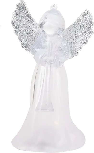 Závesný anjel s LED, typ 2, 11 cm