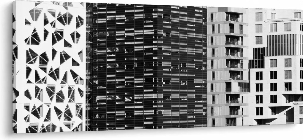 Obraz čiernobiele architektúry (120x50 cm)