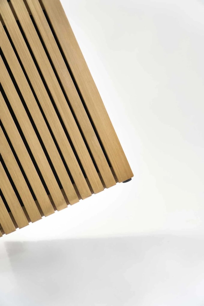 Drevený kvetináč MAXI, s priečkami, akácie, šírka 84 cm, hnedá