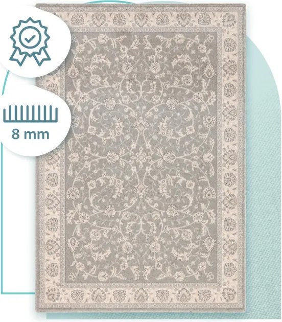 Koberec Agnella Isfahan M Tamuda Antracyt