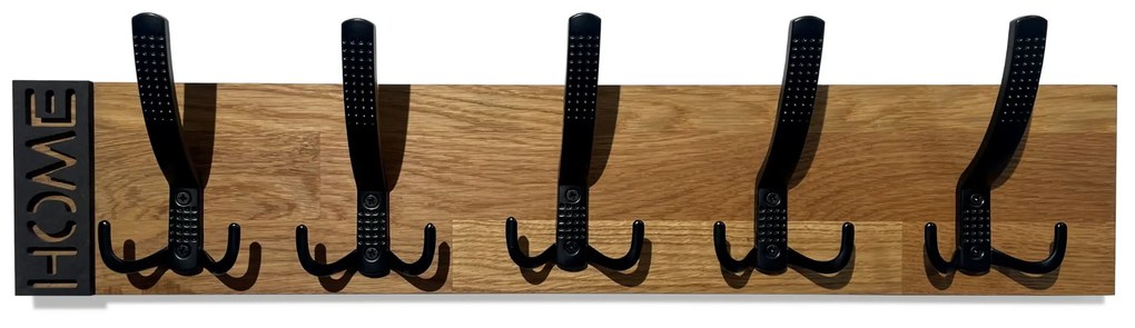 Dekorstudio Nástenný dubový vešiak Modern Oak 60cm