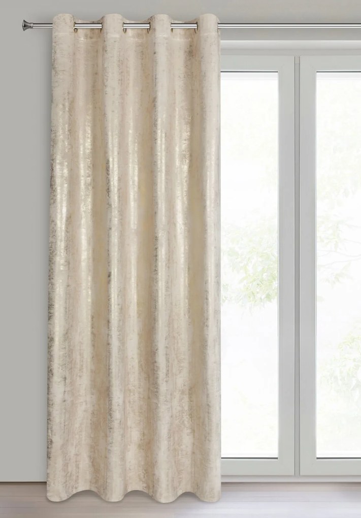 ZATEMŇOVACÍ ZÁVES NA KRÚŽKOCH RENIA 100X150 CM VZOROVANÁ