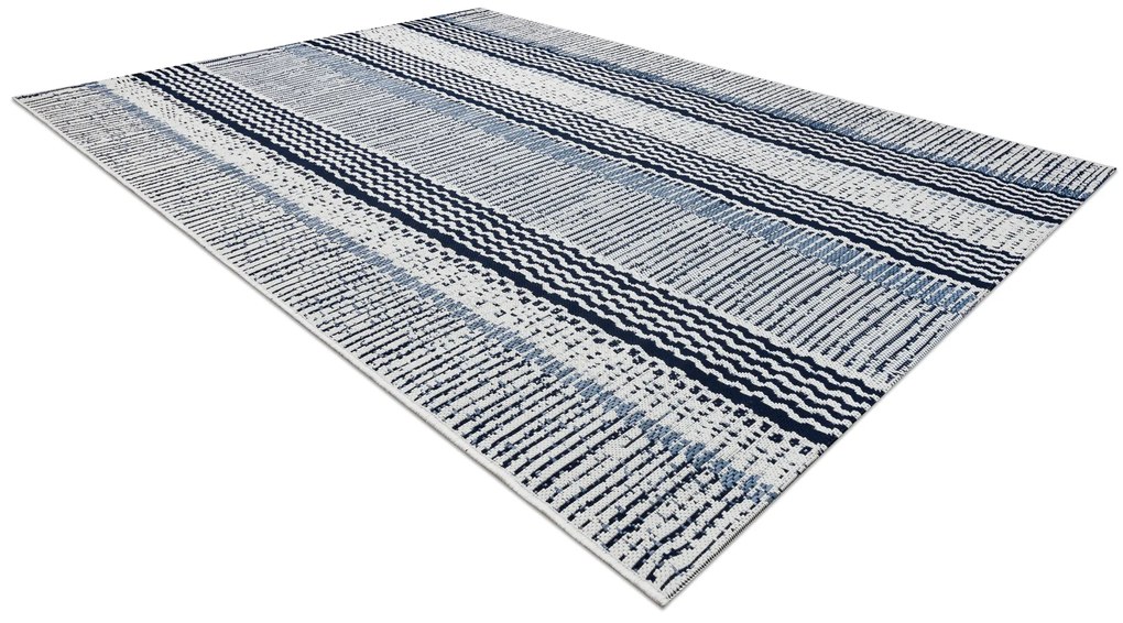 Koberec COLOR 47276/396 SISAL Pásy biela