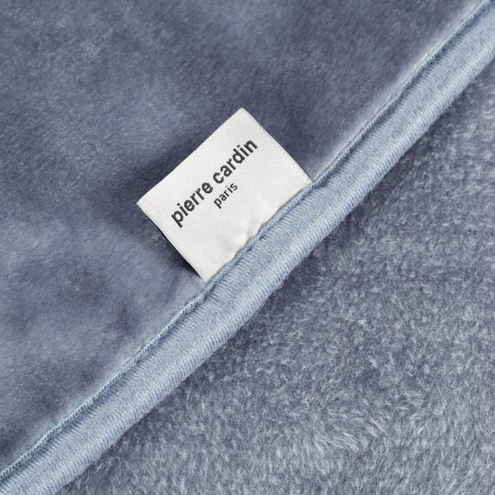 AKRYLOVÁ DEKA PIERRE CARDIN CLARA1 220X240 CM MODRÁ