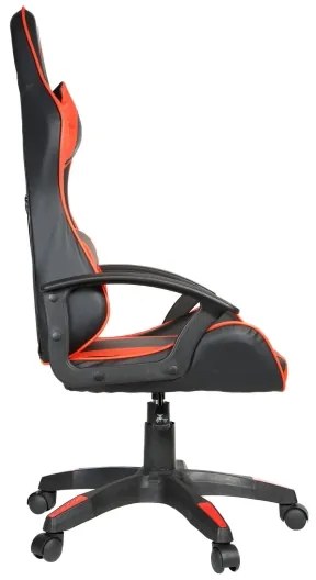 Herná stolička VARR Zolder čierna/červená