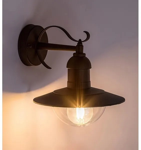 Rabalux 8680 - Vonkajšie nástenné svietidlo OSLO 1xE27/60W/230V IP44