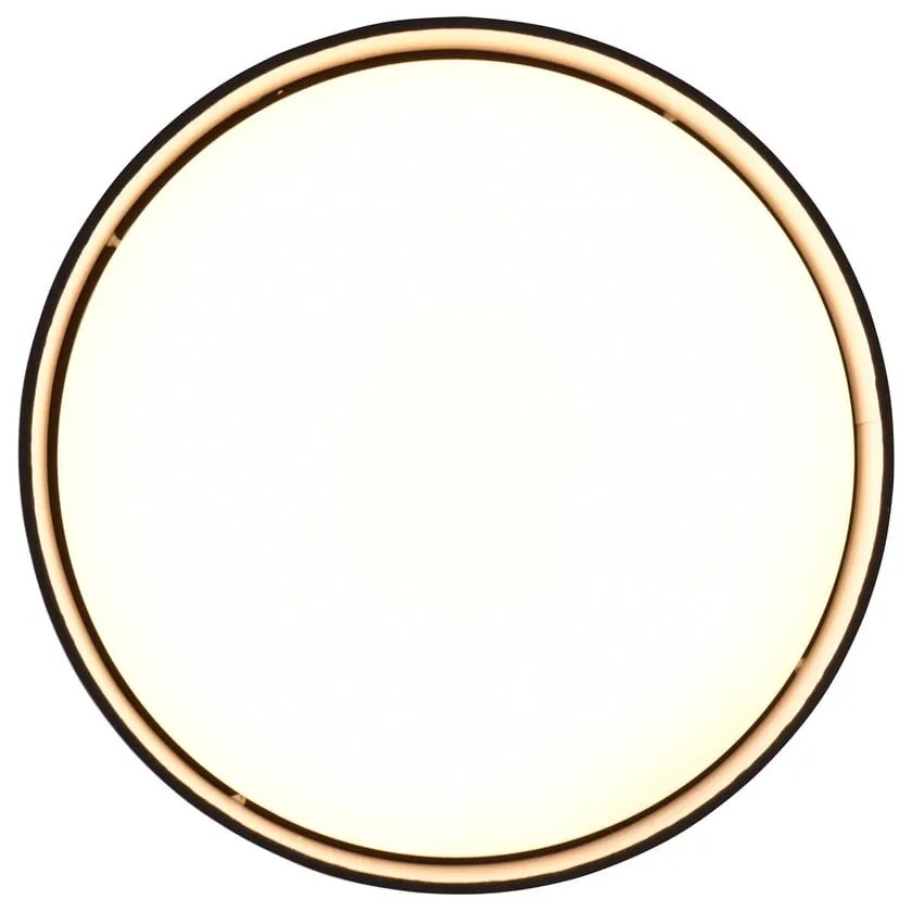 Čierne LED stropné svietidlo ø 30 cm Locarno – Reality