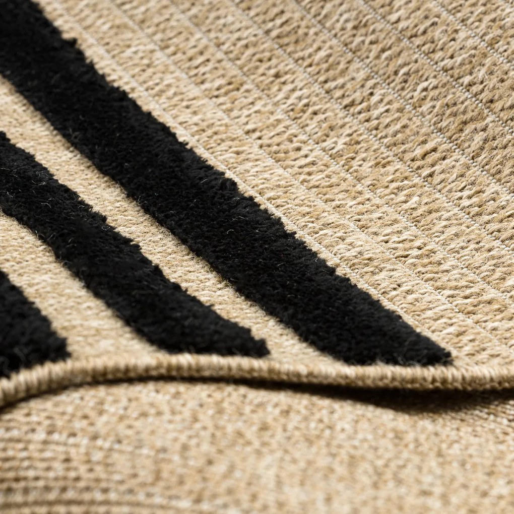 Kusový koberec Spark 0689 beige/black, 180x270, béžová, chodba / predsieň, Dywany Łuszczów