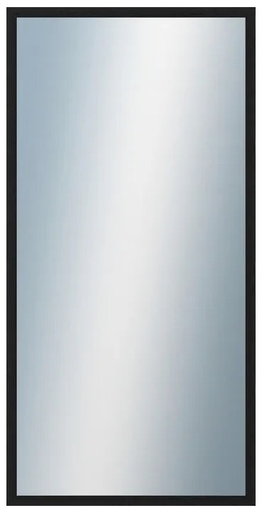 DANTIK - Zrkadlo v rámu, rozmer s rámom 50x100 cm z lišty KASETTE čierna (2759)