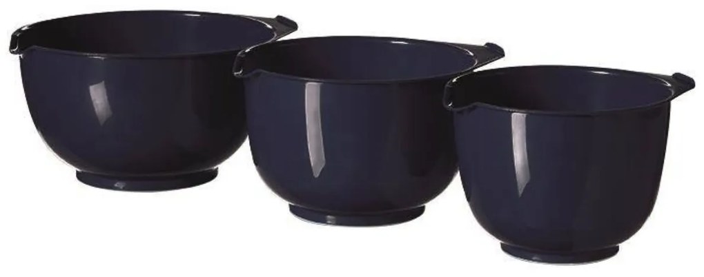 Curver Súprava 3 ks šľahacích mís, tmavo modré
