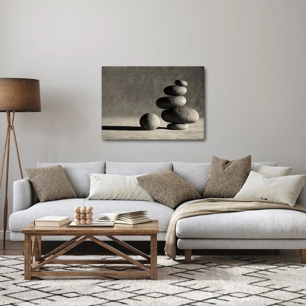 Obraz - Šedé kamene (70x50 cm)