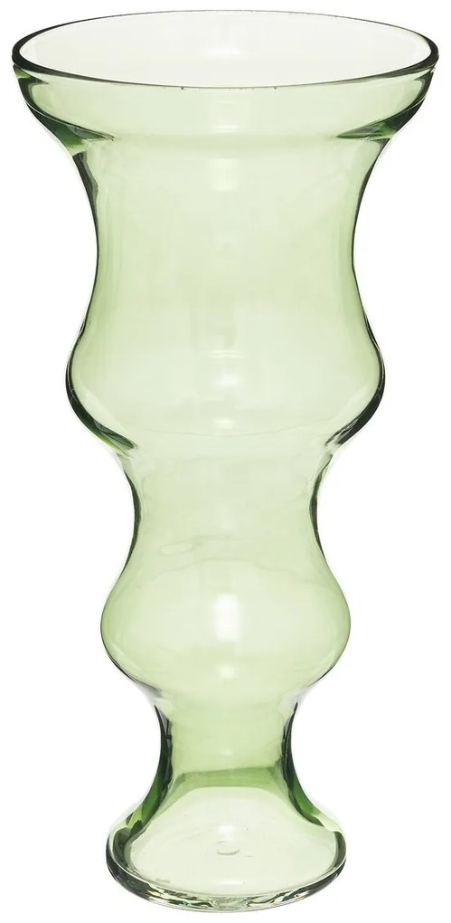 Sklenená váza Matali Green 25,5x25,5x35 cm