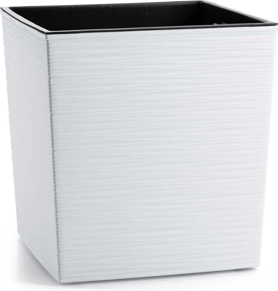 Kvetináč FLORE RIFLO 29,5x30,5 cm biely