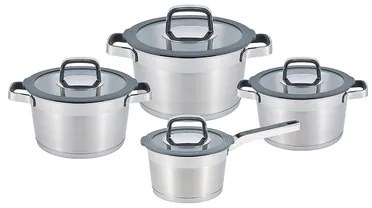 Sada 4 nerezových hrncov PLATINUM