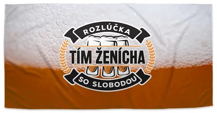 Sablio Uterák Rozlúčka so slobodou tím ženícha - 50x100 cm
