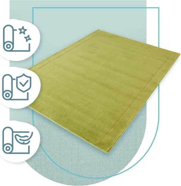 Koberec York Handloom zelený
