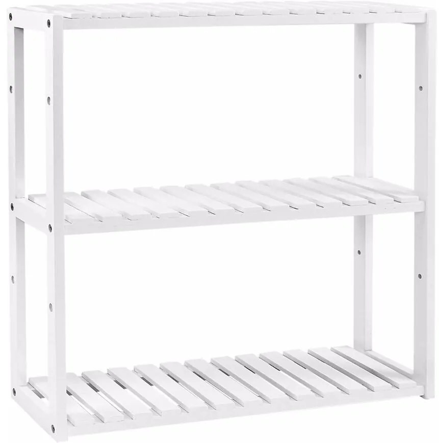 Regál biely 60x15x55