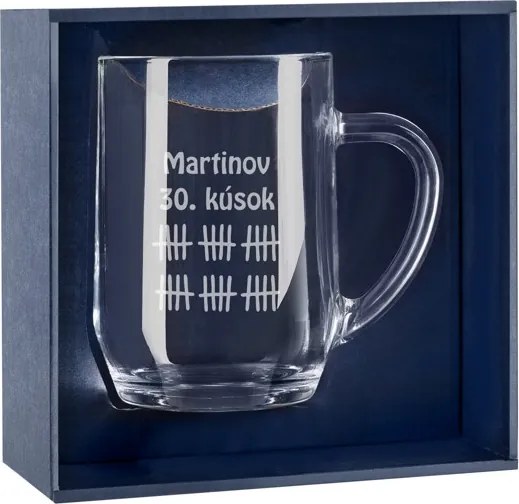 Pieskovaný polliter na pivo Martinov 30. kúsok