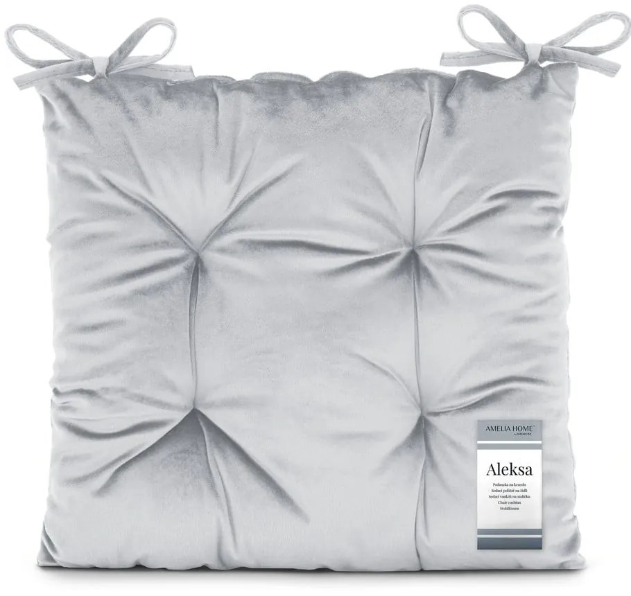 Zamatový sedák 40x40 cm Aleksa – Restilo