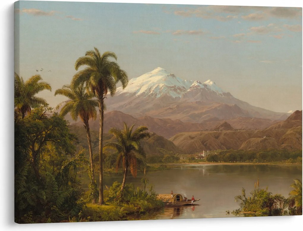 Obraz - Frederic Edwin Church, Tamaca Palms, reprodukcia (70x50 cm)