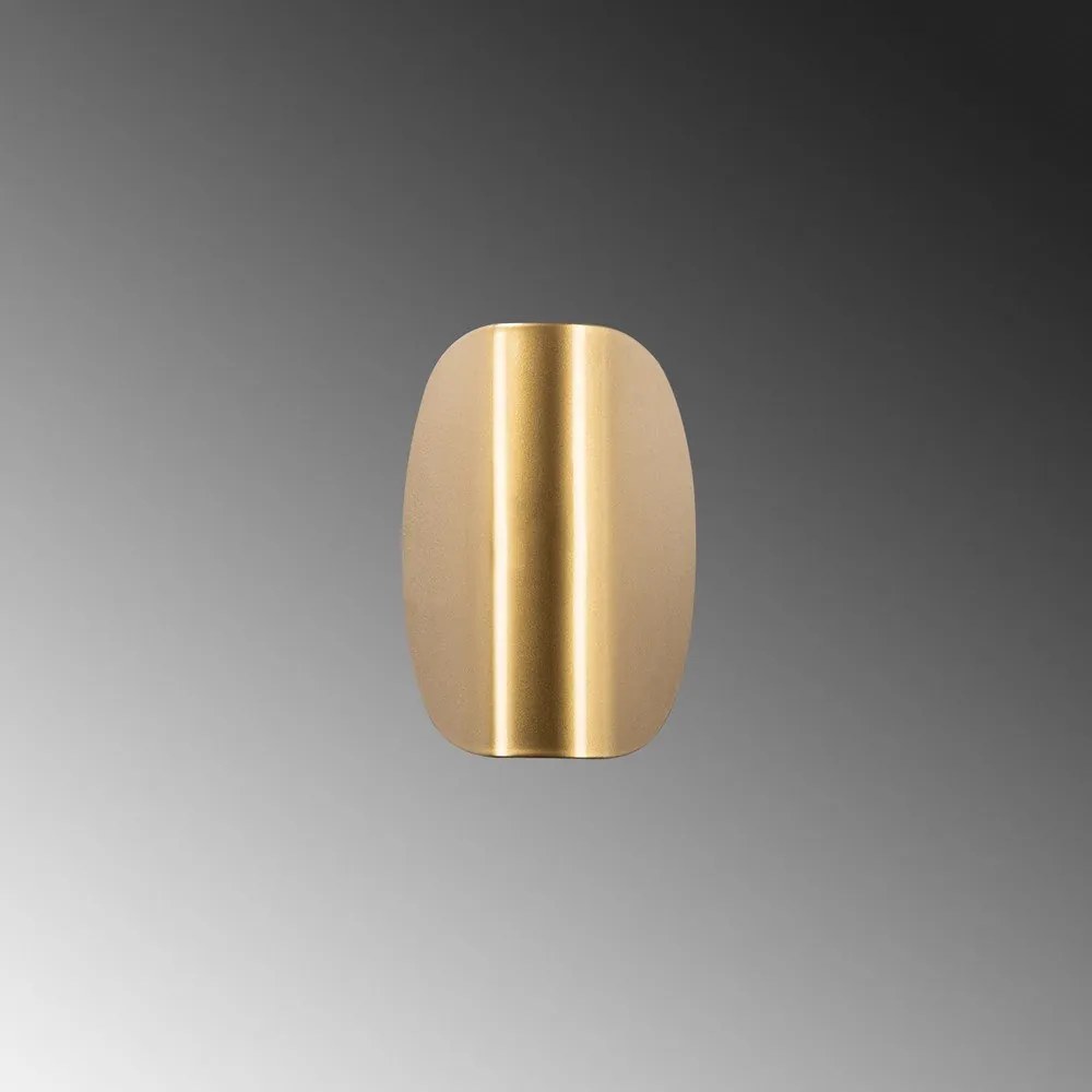 LED nástenné svietidlo v zlatej farbe Heybe – Opviq lights
