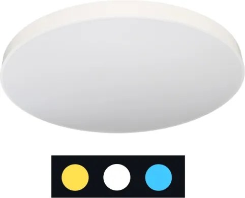 LED stropné svietidlo LED/300W/230V 3000/4000/6500K priemer 120 cm biele