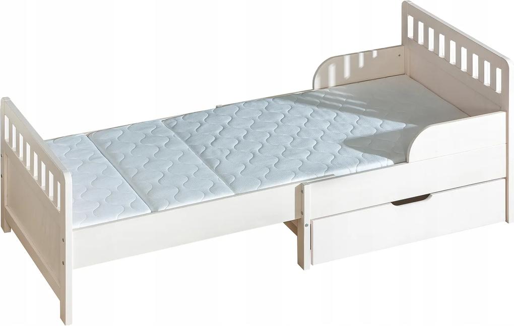 DL Rastúca detská posteľ Ogi Farba: Biela
