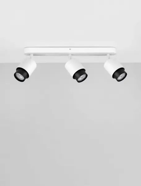 LED biele moderné stropné svietidlo Ison 3
