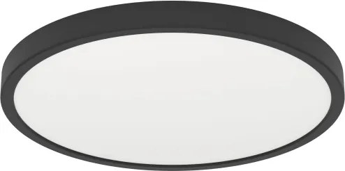 Eglo 901301-LED Stropné svietidlo FUEVA LED/17W/230V 2700/4000/6500K pr.38,9cm čierna