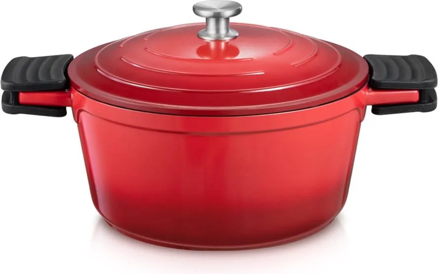 Hrniec s pokrievkou s nepriľnavým povrchom na indukciu 4.7 l Bordeaux - Tescoma