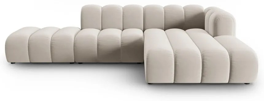 Béžová rohová pohovka (pravý roh) Lupine – Micadoni Home