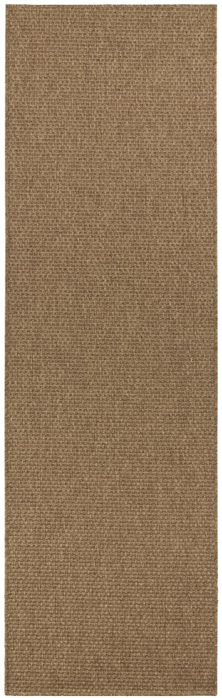 BT Carpet - Hanse Home koberce Behúň Nature 104272 Brown – na von aj na doma - 80x150 cm