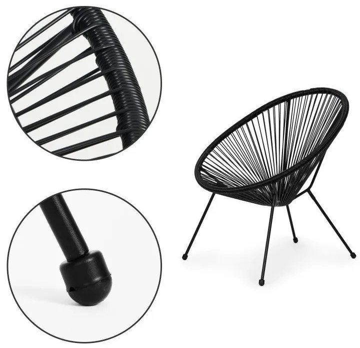 ZÁHRADNÁ STOLIČKA GARY ČIERNA