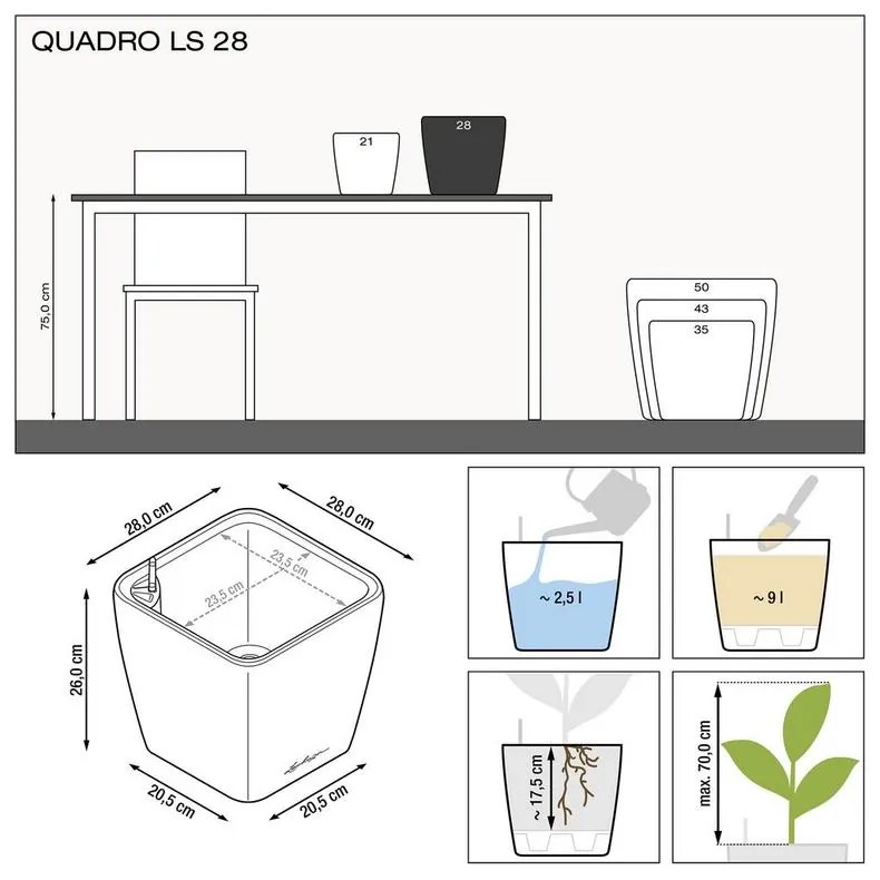 Quadro LS 28/26 all inclusive set espresso