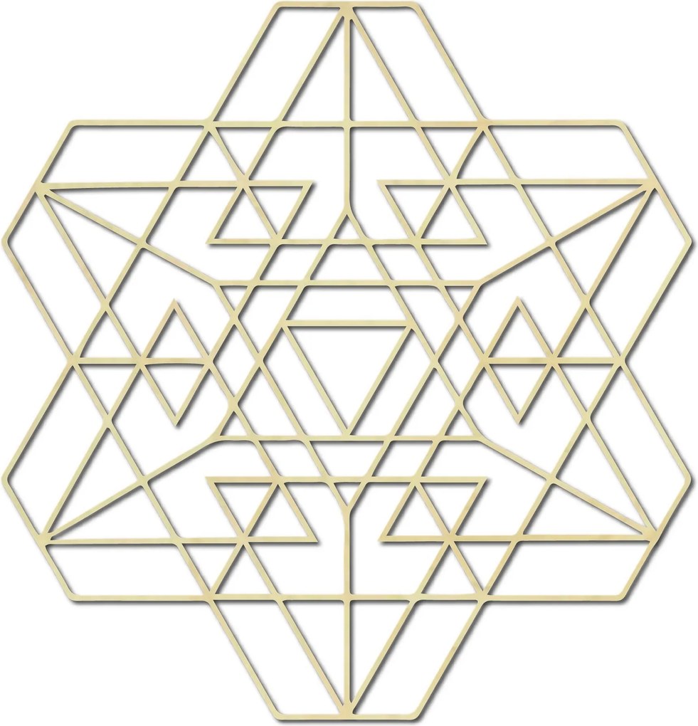SENTOP | Stylesa Geometrický obraz na stenu z drevenej preglejky I SENTOP PR0334 preglejka