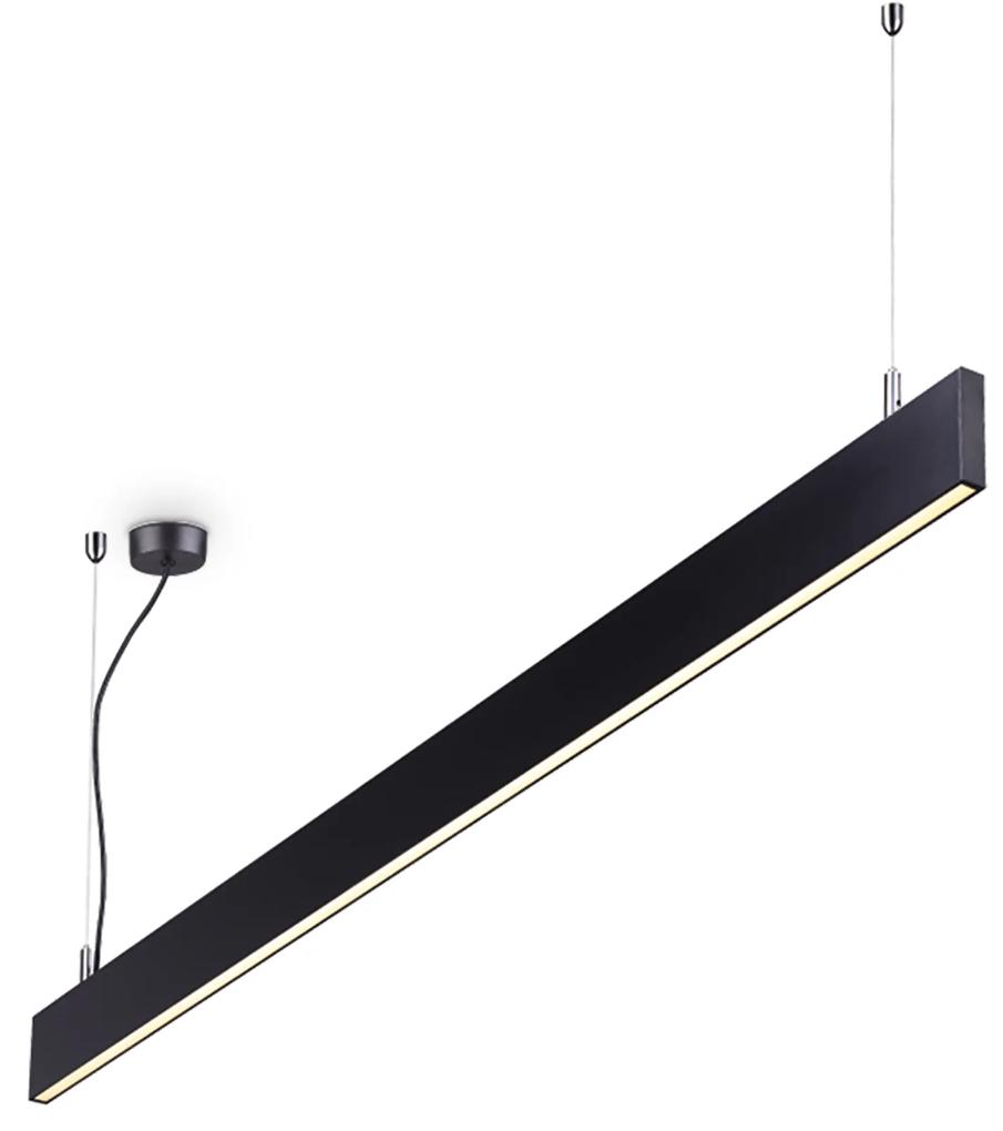 Ideal Lux 241975 LINUS závesné svietidlo LED 34W/3850lm 3000K čierna