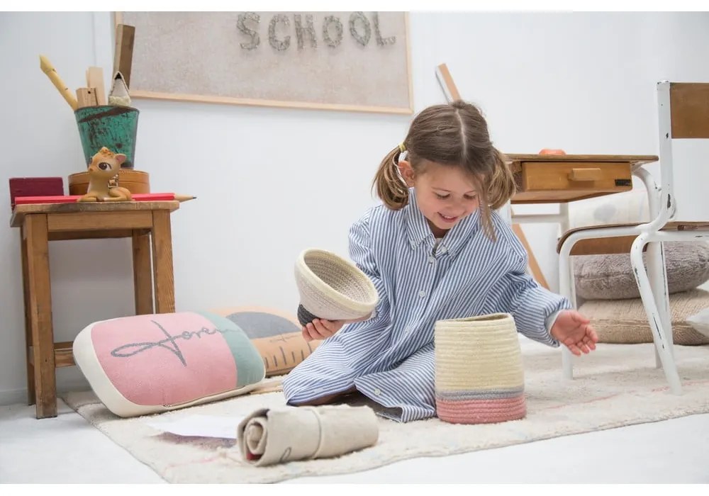 Látkový detský kôš na hračky ø 13x30 cm Pencil Small – Lorena Canals