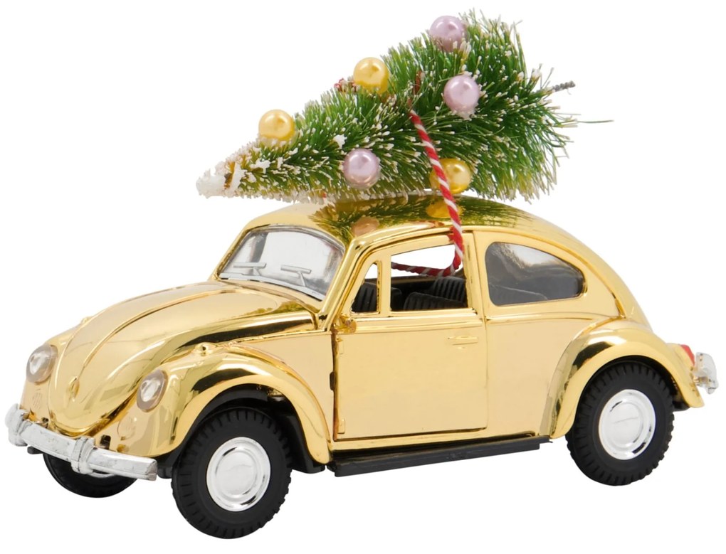 House Doctor Vianočná dekorácia autíčko Golden
