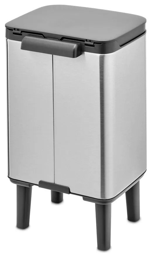 Oceľový odpadkový kôš v matne striebornej farbe 4 l Bo Hi – Brabantia