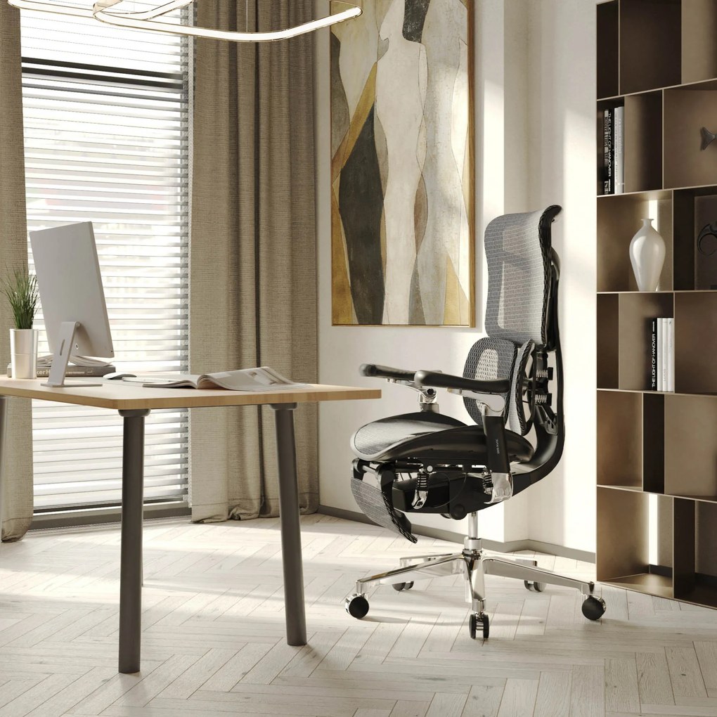 Ergonomické kancelárske kreslo V-Kinetic, čierne