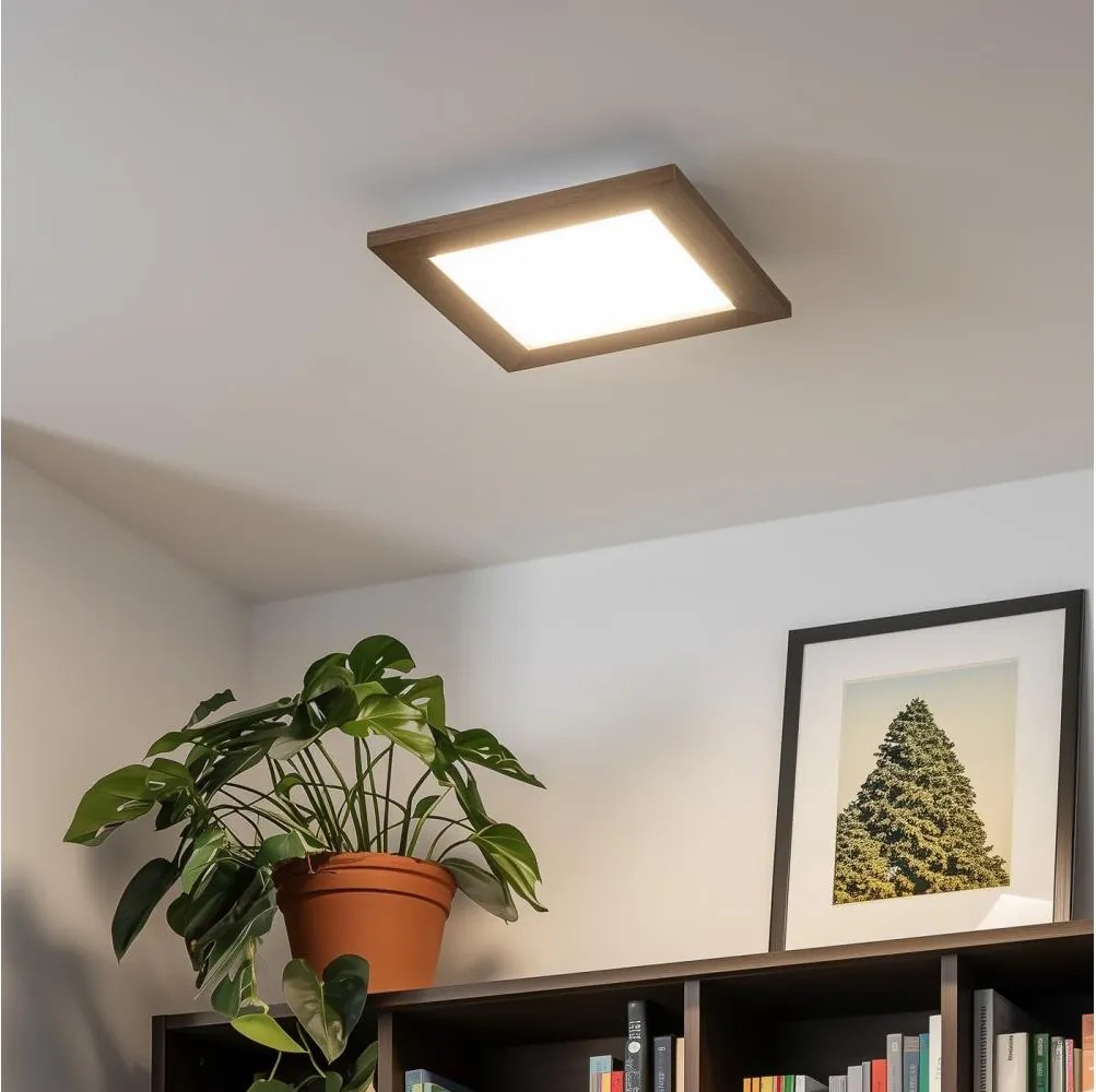 Eglo -LED RGBW Stm. prisadený panel SALOBRENA-C LED/16W/230V tm.hnedá + DO