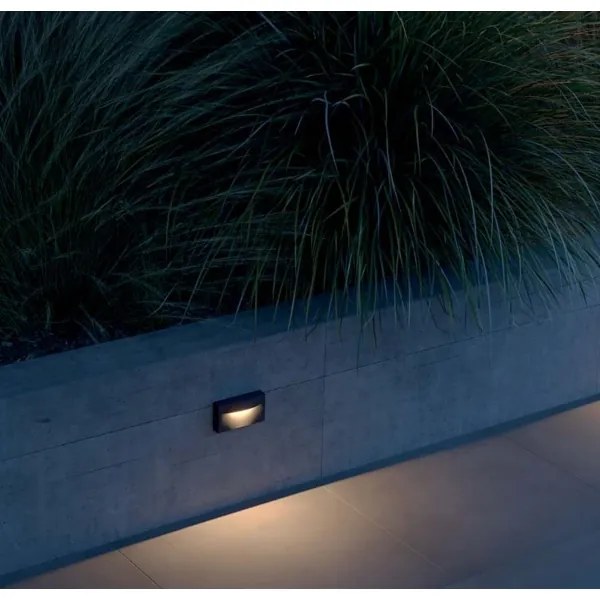 Redo 90426 - LED Vonkajšie nástenné svietidlo POLIFEMO LED/8W/230V IP65 antracit