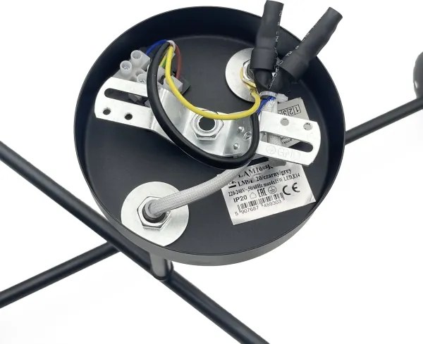 Brilagi - Prisadený luster MALIVA 4xE14/15W/230V čierna/biela