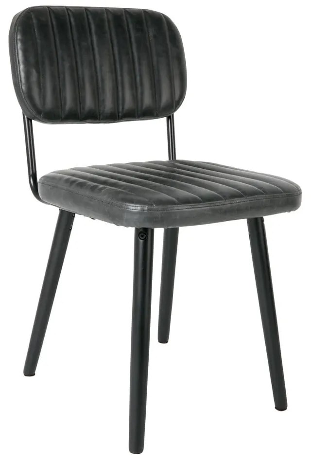 Čierna jedálenská stolička Jake Worn – White Label