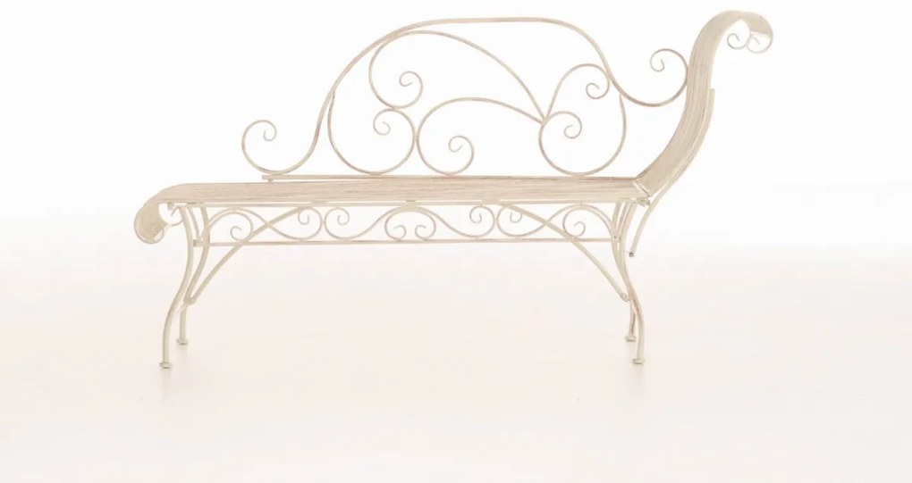 Záhradná lavička GS11177499 - Krémová antik