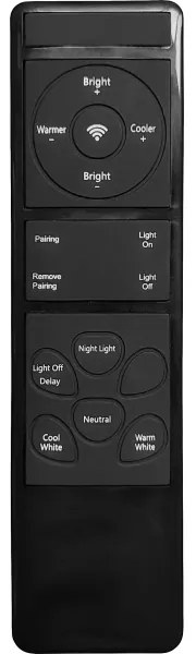 Top Light-LED Stm. stropné svietidlo SATELLITE LED/48W/230V 3000-6500K čierna + DO