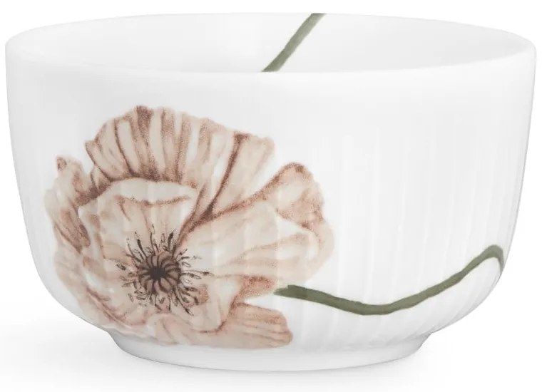 Biela porcelánová miska Kähler Design Hammershøi Poppy, ø 12 cm