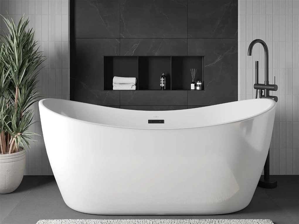 Zápustná polica pod omietku Mexen X-Wall-NR 30x90 cm - čierna, 1971903010S